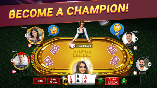 اسکرین شات 1 بازی Teen Patti GOLD, Rummy & Poker