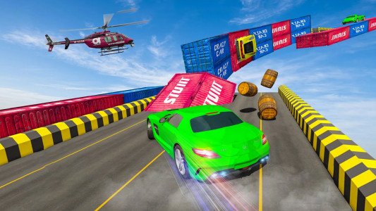اسکرین شات بازی Crazy Car Driving - Stunt Game 2