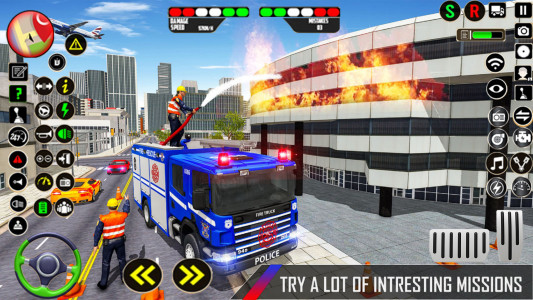 اسکرین شات بازی Police Ambulance Fire Truck 5