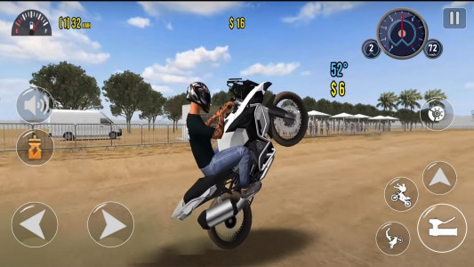 اسکرین شات 3 بازی Moto Wheelie 3D - Bike Games
