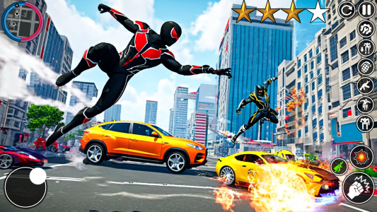 اسکرین شات 1 بازی Open World Rope Hero Gangster