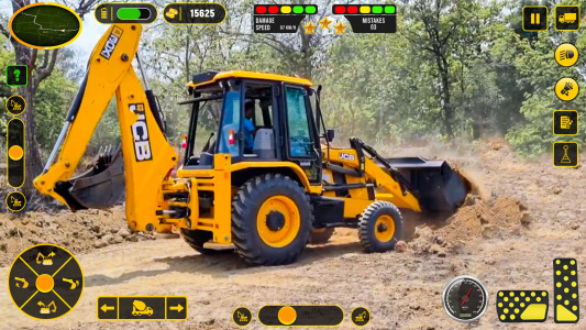 اسکرین شات 4 بازی JCB 3Dx Backhoe Loader Driving