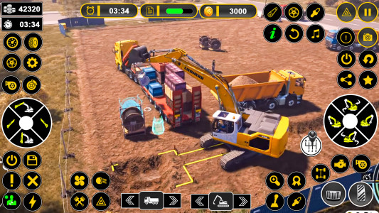 اسکرین شات بازی Snow Excavator Construction 3D 3