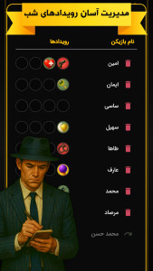 اسکرین شات 10 بازی ‏شهر مافیا | همه سناریوها + زودیاک