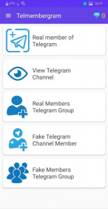 اسکرین شات برنامه Buy members  subscribes | telemembergram adder 1