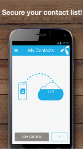 اسکرین شات برنامه My Contacts - Phonebook Backup 1