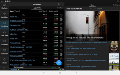 اسکرین شات برنامه StockMarkets - investment news, quotes, watchlists 8