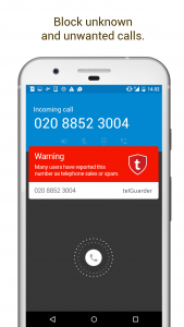 اسکرین شات برنامه Spam Call Blocker - telGuarder 1