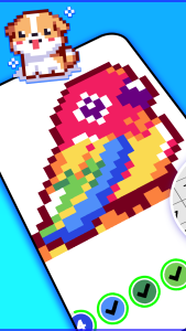 اسکرین شات 3 بازی Color by Number - Pixel art