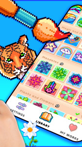 اسکرین شات 5 بازی Color by Number - Pixel art