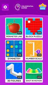 اسکرین شات 7 بازی Train your Brain. Visuospatial