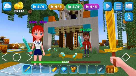 اسکرین شات بازی Bed Fight: Blocky Wars Craft 7