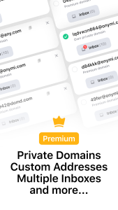 اسکرین شات 4 برنامه Temp Mail - Temporary Email