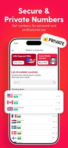 اسکرین شات 7 برنامه Temp Number - 2nd Phone Number