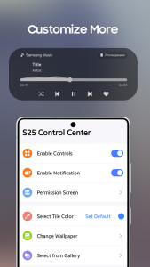 اسکرین شات 2 برنامه Control Center S25 Style