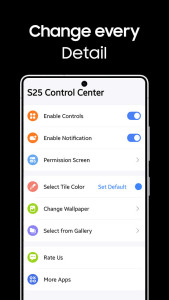 اسکرین شات 4 برنامه Control Center S25 Style