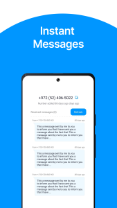 اسکرین شات 3 برنامه Receive SMS Online Temp Number