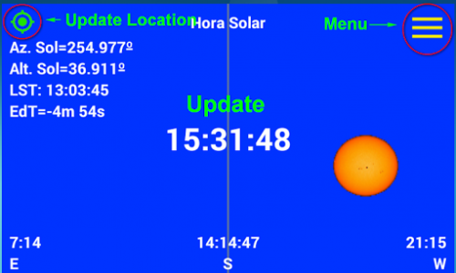 اسکرین شات برنامه Solar Info 8