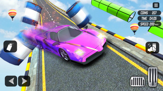 اسکرین شات بازی Extreme Car Stunt 3D: Car Game 3