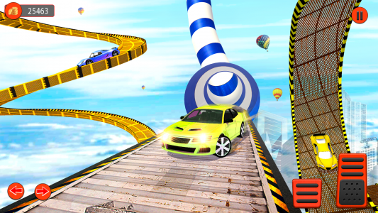 اسکرین شات بازی Crazy Superhero Stunt Car Game 1