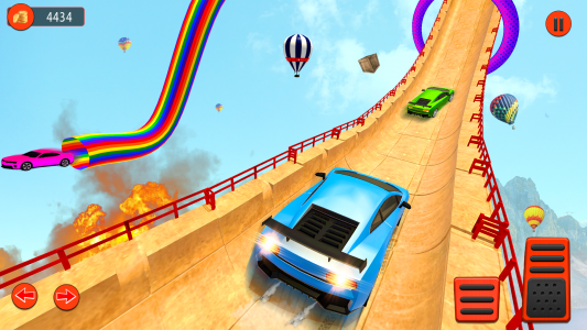 اسکرین شات بازی Crazy Superhero Stunt Car Game 5