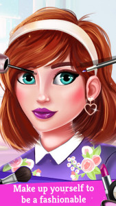 اسکرین شات برنامه Makeup Salon : Fashion Makeover Game For Girls 2
