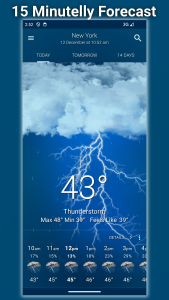 اسکرین شات 3 برنامه Weather: Clear Skies