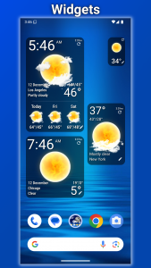 اسکرین شات 6 برنامه Weather: Clear Skies