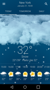 اسکرین شات برنامه Weather: Clear Skies 7