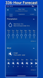 اسکرین شات 8 برنامه Weather: Clear Skies
