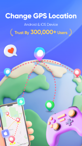 اسکرین شات برنامه iAnyGo: Fake GPS, JoyStick 1