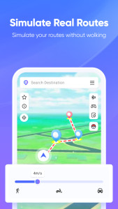 اسکرین شات 4 برنامه iAnyGo:Joystick, Finger travel