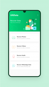 اسکرین شات برنامه UltData-Recover Photo,Chat Log 1