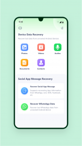اسکرین شات 1 برنامه UltData: Photo & Data Recovery