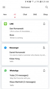 اسکرین شات برنامه Notisave 6