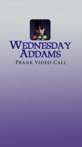 اسکرین شات برنامه Wednesday Addams Video Call 1