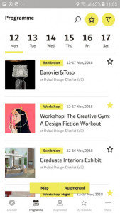 اسکرین شات برنامه Dubai Design Week App 4