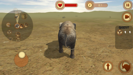 اسکرین شات بازی Angry Elephant 2