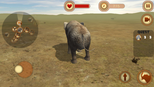 اسکرین شات بازی Angry Elephant 3