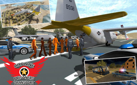 اسکرین شات بازی Airplane Prisoner Transport 4