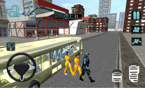 اسکرین شات بازی airport bus prison transport 7