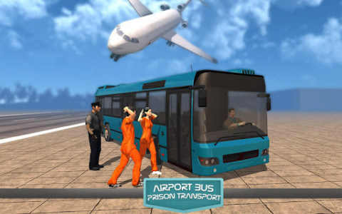 اسکرین شات بازی airport bus prison transport 2