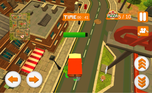 اسکرین شات بازی Blocky Truck Pizza Craft 6