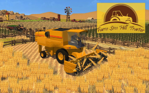 اسکرین شات بازی Farming Sim Hill Tractor 1