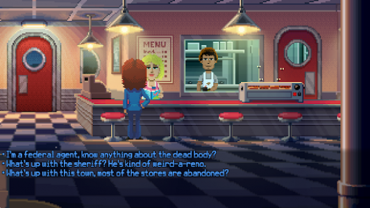 اسکرین شات بازی Thimbleweed Park 2