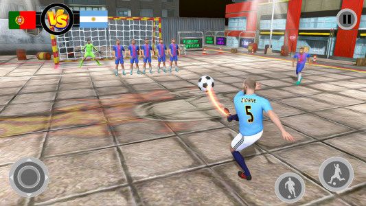 اسکرین شات بازی Street Football Game Real Kick 4