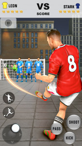 اسکرین شات بازی Street Football Game Real Kick 3