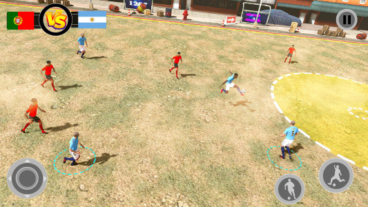 اسکرین شات بازی Street Football Game Real Kick 2