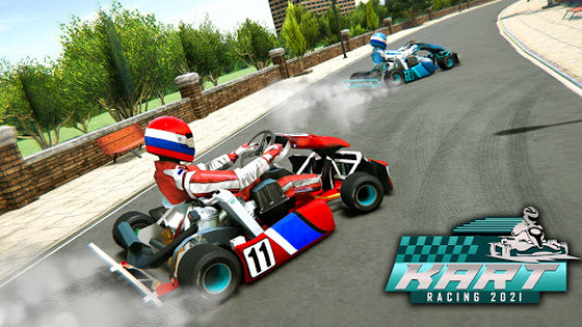 اسکرین شات برنامه Multiplayer Go Kart Racing Games 2021 4