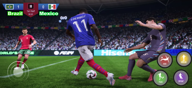 اسکرین شات 4 بازی Football Games 2025: Pro Kick